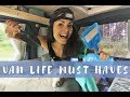 6 VAN LIFE MUST HAVES | Items I can't live without!