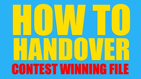 How To Handover winning contest in Freelancer.com | Handover your winning design at freelancer.com