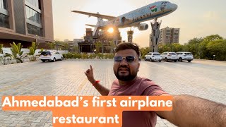 Ahmedabad’s first airplane restaurant | dine in the cloud ahmedabad | aeroplane restaurant