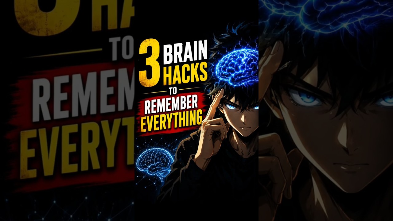 3 brain hacks to remember everything