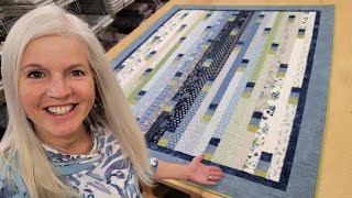 DONNA'S FREE 'JELLY ROLL RACE' QUILT!!