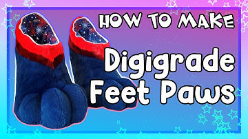 [HOW TO MAKE] Digigrade Feet Paws