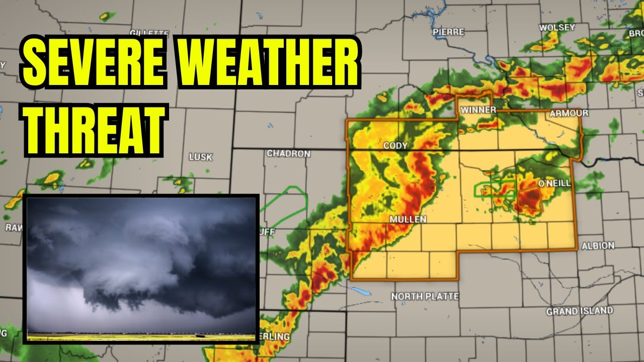 Severe storms possible across the Plains tonight - YouTube