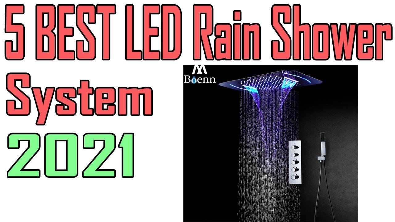 Top 5 Best LED Rain Shower System In 2021