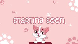 Cat Stream Overlay for Twitch & YouTube | Cute & Animated Stream Overlays