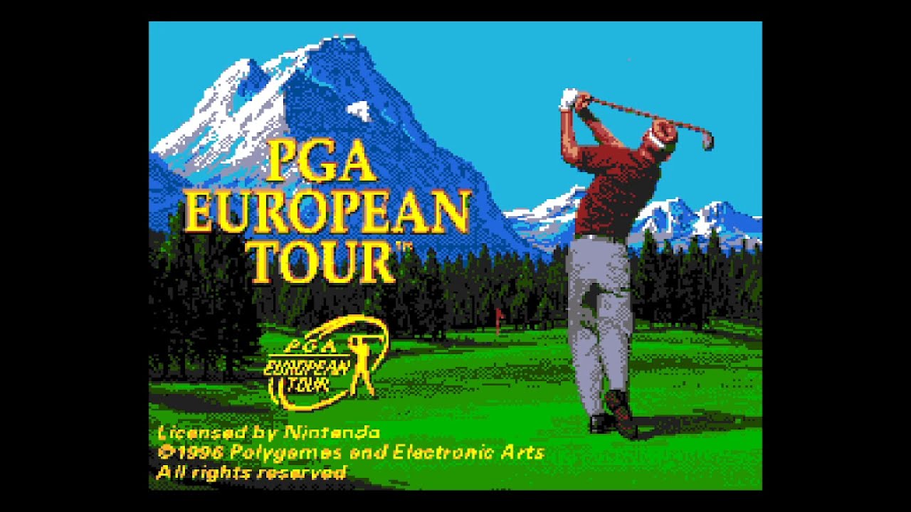 PGA European Tour SNES | eBay