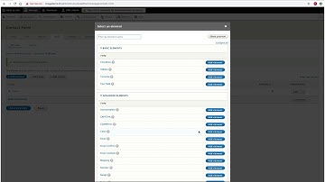 Drupal 8 - Adding a Webform