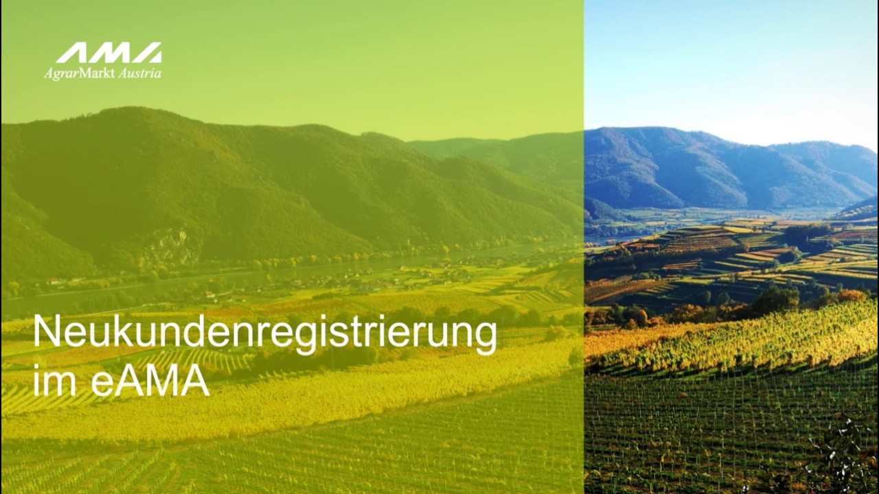 Neukundenregistrierung im eAMA