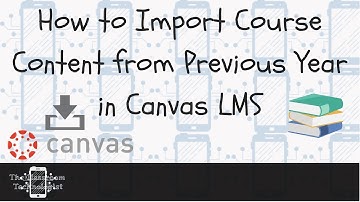How to Import Course Content from the Previous Year in Canvas LMS