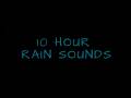 Heavy Rain on Car Roof for Sleep/Black Screen (10 Hours)