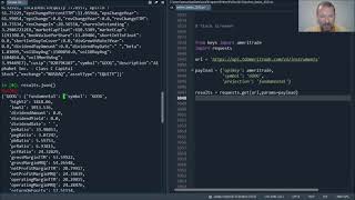 Python Project   Ameritrade API Stock Screener