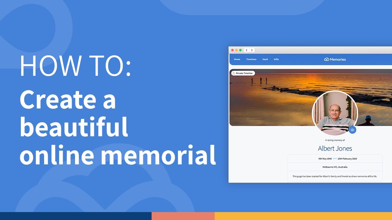Create a Beautiful Online Memorial | Memories