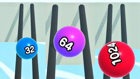 Ball Run 2048 - All level Gameplay Walkthrough Android iOS part 11