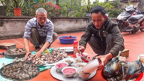 Mùi Khói Bếp I Cỗ Thịt Cầy Đủ Món Giỗ Tổ Tiên Ngày Mưa Gió Rét Của Nông Dân