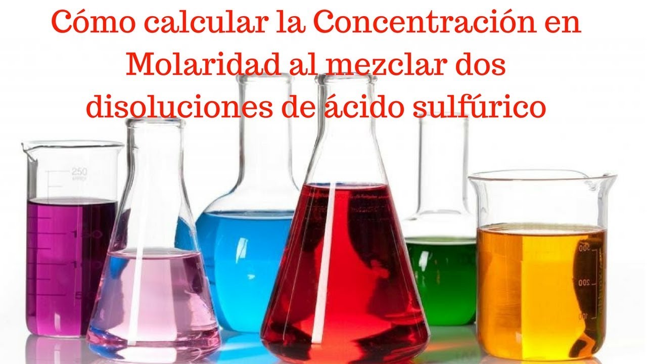 Cálculo de la Molaridad al mezclar dos disoluciones de ácido sulfúrico