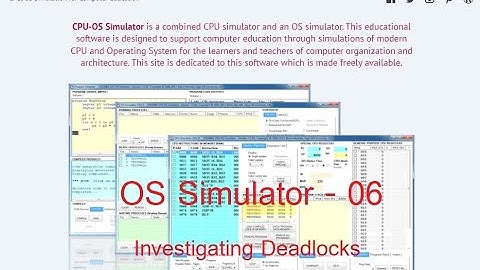 OS - Simulator - EP 06: Deadlock