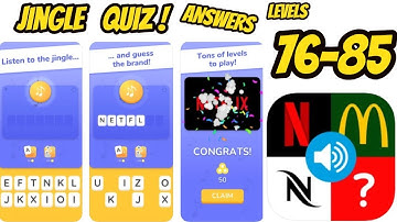 Jingle Quiz ‪Game All levels 76-85 Gameplay Walkthrough (iOS-Android)