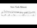 New York Minute (Herbie Hancock transcription)