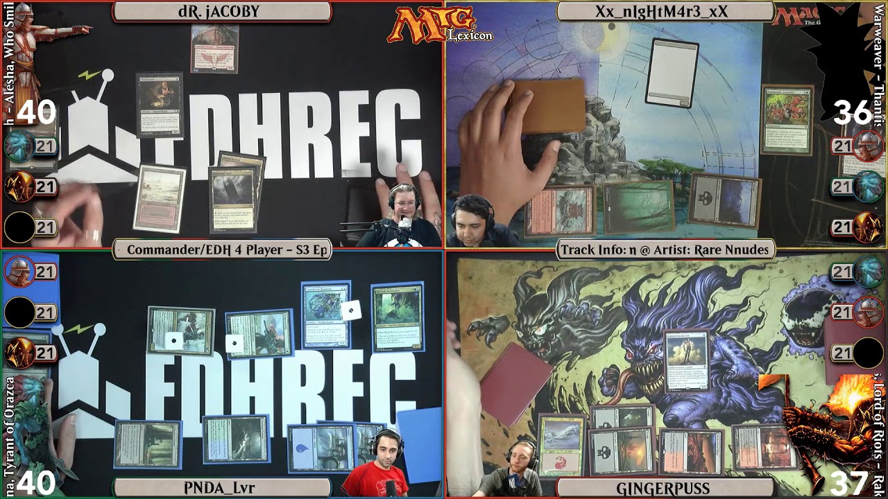 games people play Commander/EDH 4 Player - S3 Ep34.2 - Alesha VS Thantis VS Rakdos VS Kumena
