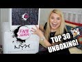 TOP 30 Unboxing FACE Awards 2018 | NYX Professional Makeup