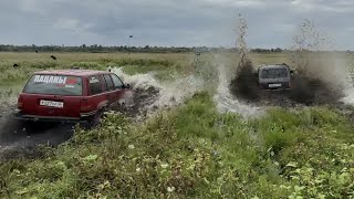 Заруба на 100000 рублей. Серега против ПАЦАНОВ. НИВА vs Jeep CHEROKKE