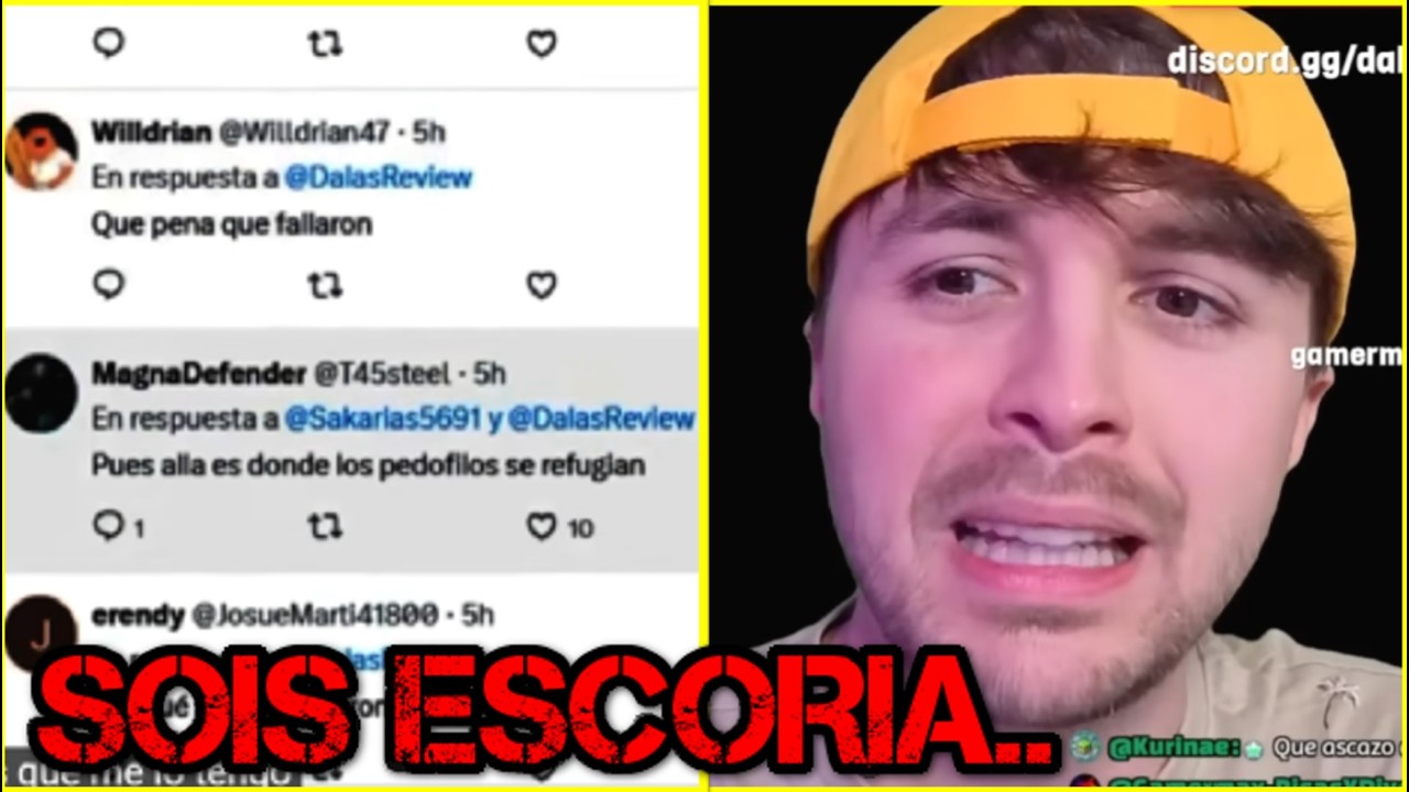 DALAS ES EXPUESTO POR HIPOCRITA TRAS INDIGNARSE QUE LE DESEEN LA MUE3RT3