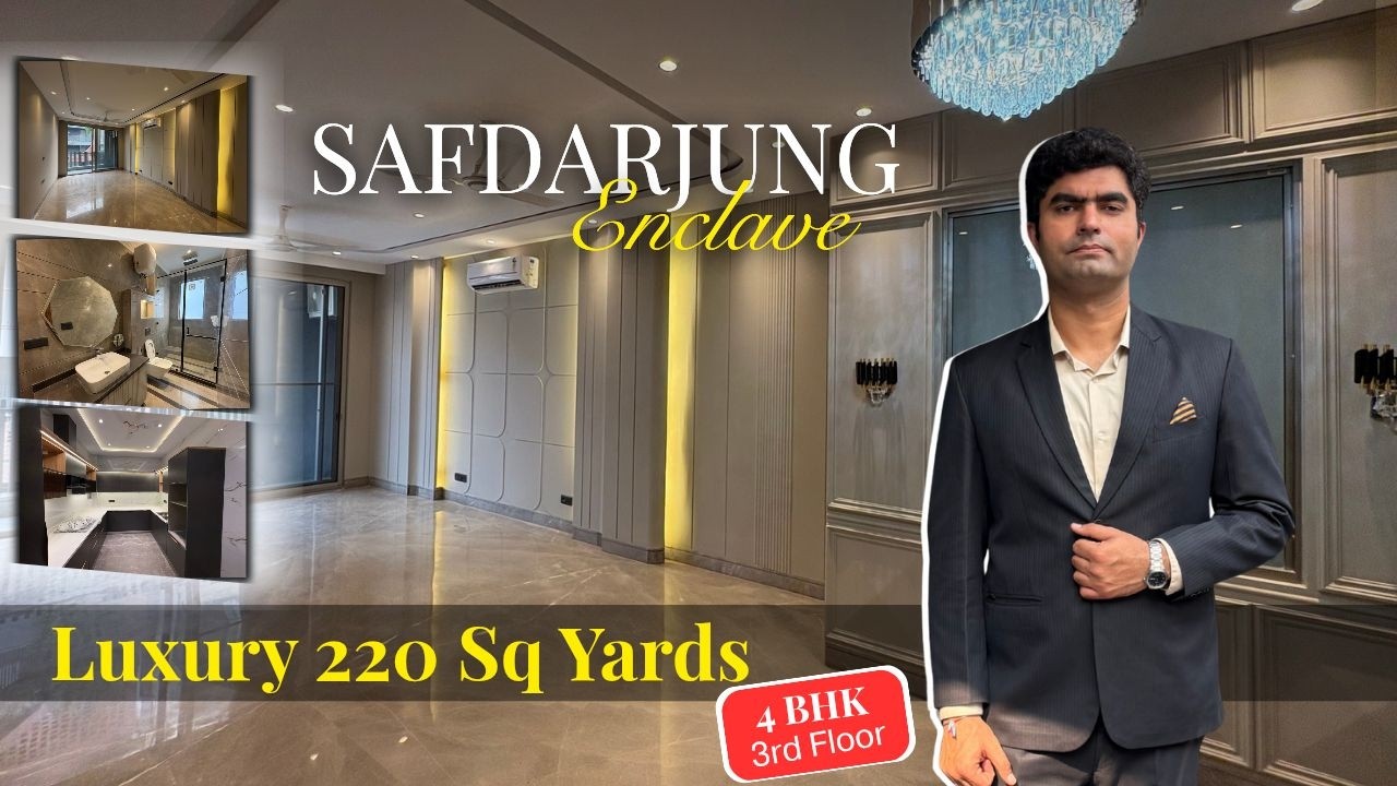 Ultimate South Delhi 3BHK: Safdarjung Enclave Builder Floor + Exclusive Terrace! 🌿 with Car Parking