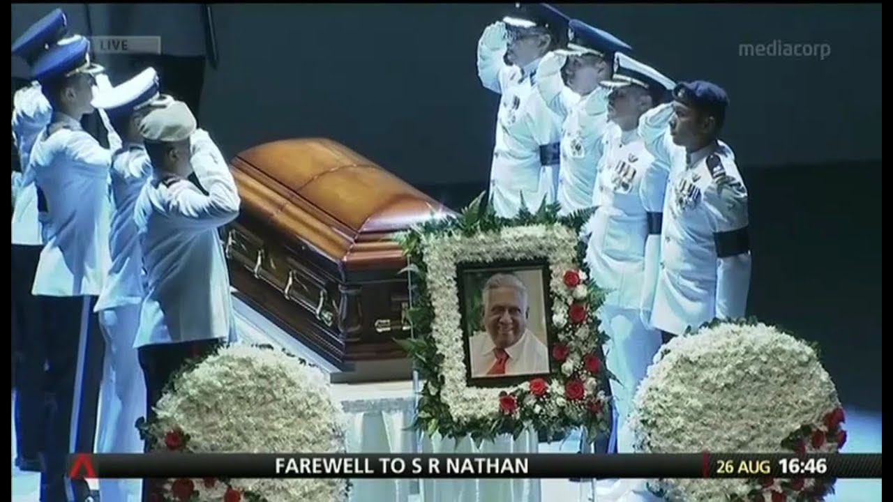 S.R. Nathan State Funeral (Full) - YouTube