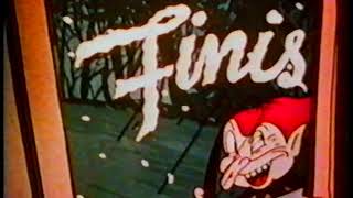 Closing To Christmas Classics 21 Cartoons 1995 Video Treasures Vhs