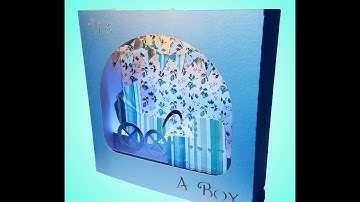 Shadow box card Assembly instructions