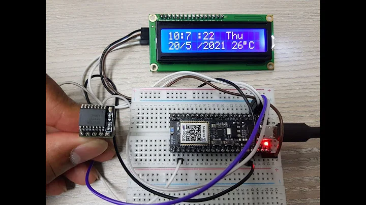 [iFZero Board: ESP32] Real-time Output of DS3231 Real-time Clock (RTC) Module