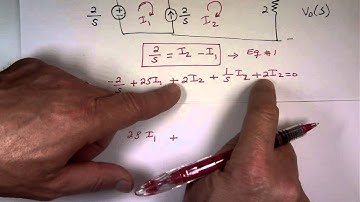Examples of Solving Circuit problems using Laplace with Zero Initial Conditions
