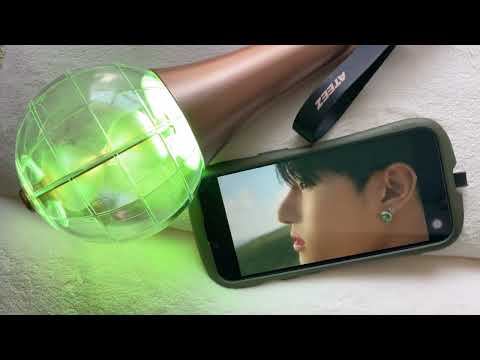 Ateez Official Light Stick Bluetooth Connect Wave