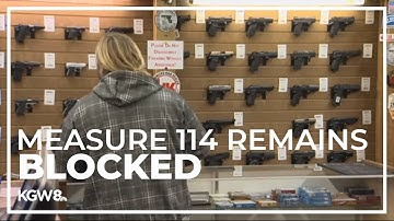 Judge extends pause on gun control law Measure 114