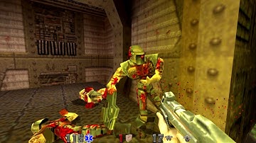 Quake 2-E1M1 Remake The Slipgate Complex Single-Player Map