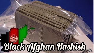 Hashish made in Afghanistan حشیش افغانی