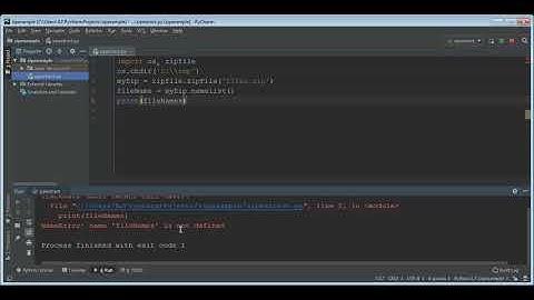 Read And Extract Zip Files In Python