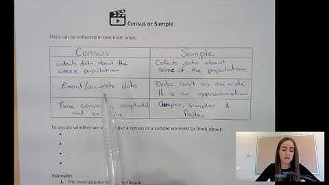 Census or Sample