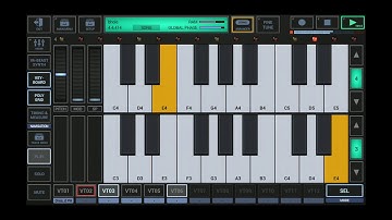 my melody on g stomper app. best daw on android.