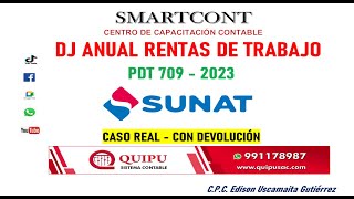 DECLARACIÓN ANUAL RENTAS DE TRABAJO 2023 - SUNAT