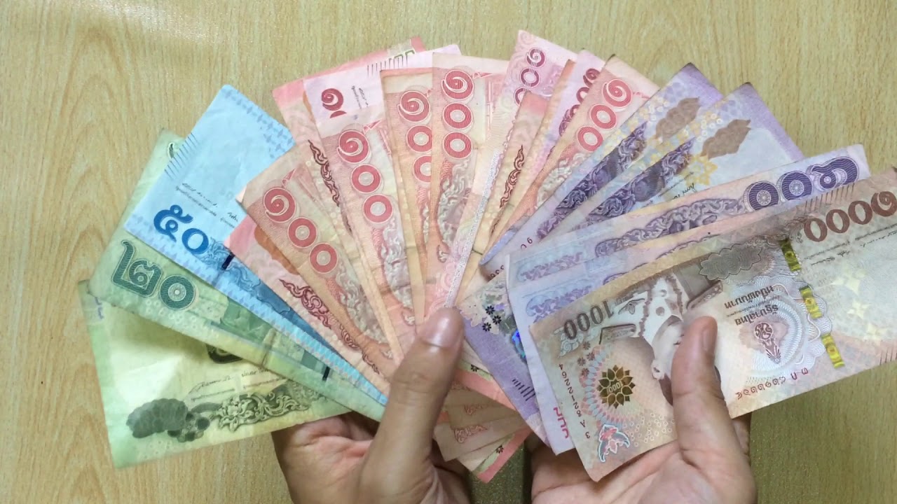Money noted currency Ringgit Malaysia VS Batt Thailand