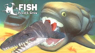 ดังเคิลออสเตียส!! ปลายักษ์หุ้มเกราะดึกดำบรรพ์!! | Fish Feed and Grow #52