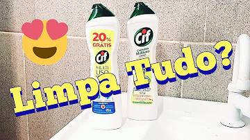 Como usar o CIF cremoso multiuso?