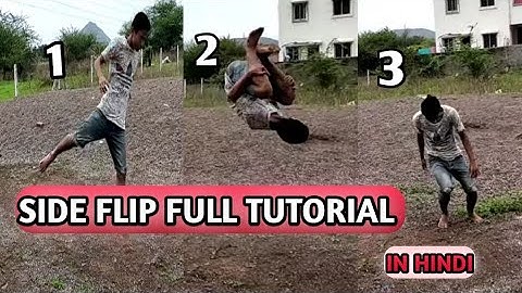 Side Flip tutorial in Hindi || Learn side flip in 5 easy steps ||