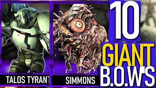 Resident Evil - 10 BIGGEST / Giant B.O.Ws & Monsters! Part 2