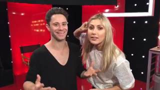 Emma, Sasha, and Lindsay on DWTS Facebook Live - Apr. 23, 2017