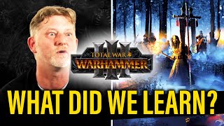 YOUTUBER INTERVIEWS: 15 THINGS WE LEARNED! -  Warhammer 3 Total War News