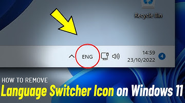Remove Language Switcher Icon From Taskbar in Windows 11 | How To Hide Language Switcher Icon