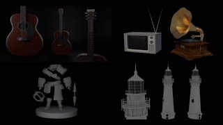3D MODELING SHOWREEL 2023