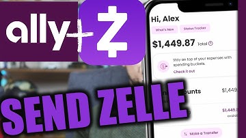 How to Send With Zelle on Ally Bank (App) | Beginner